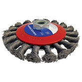 Weldclass - Wire Brush Bevel Twist-Knot 125mm Opti-5 M14x2 Mild-Steel | WC-04814